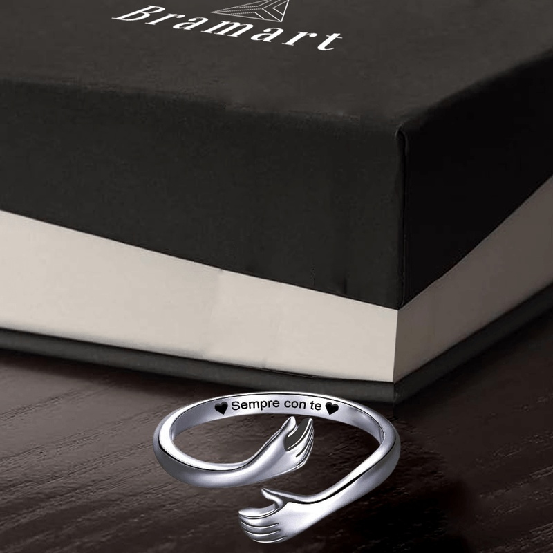 Piccolo Osso A Forchetta Anello Argento Sterling 925 Marcato Britannico - Foto 12