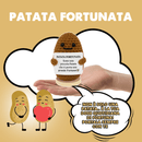 Peluche Crochet con Base in Legno  - Patata Fortunata