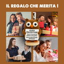 Peluche Crochet Con base in legno - Gufo Protettore