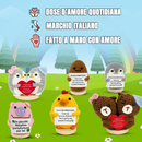 Peluche Crochet Con base in legno- Popo Fortunato