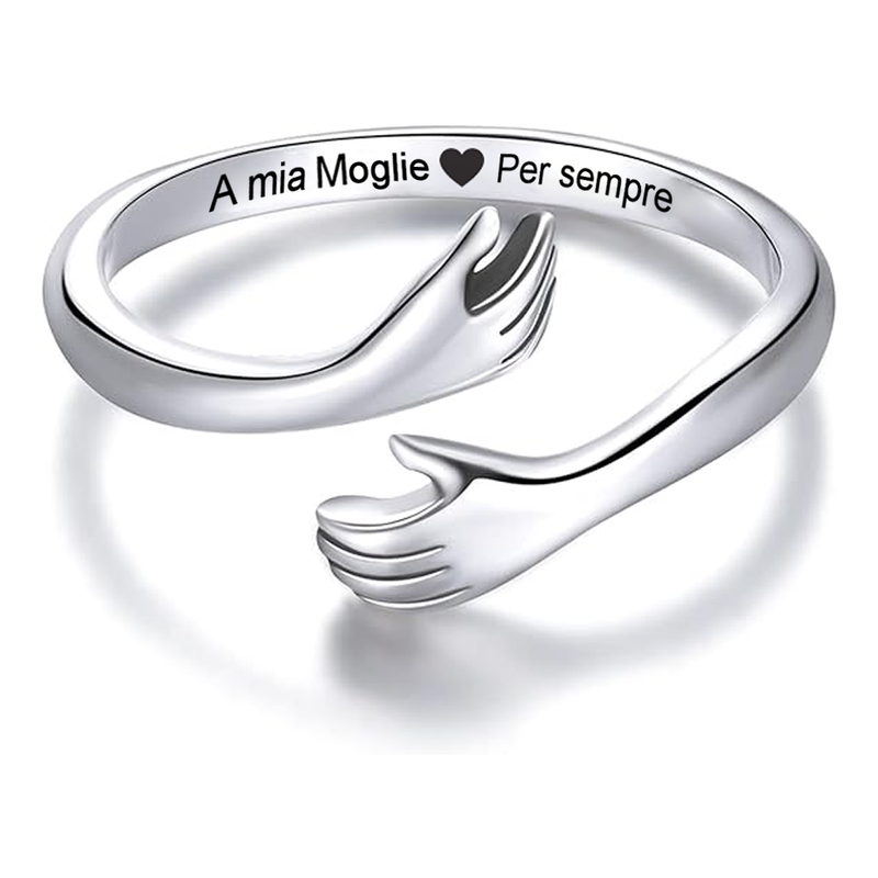 Anello da Donna in Argento Sterling 925 - A Mia Moglie