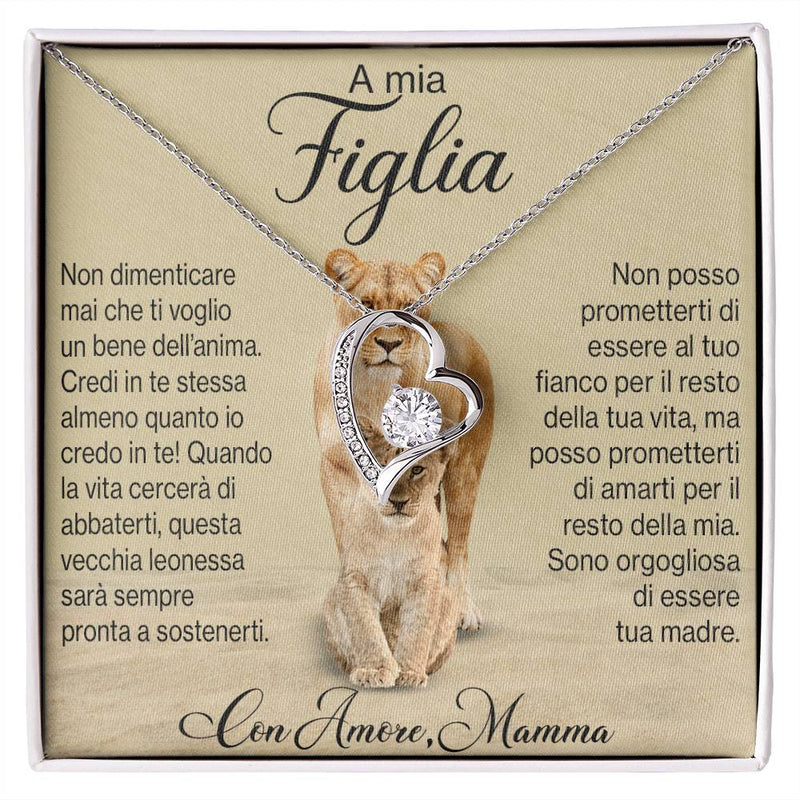 Collana A Mia Figlia - Con Amore Mamma.