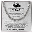 Collana da Uomo - A Mio Figlio, con Affetto Mamma