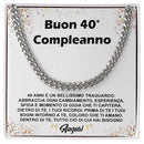 Collana Uomo - Compleanno 40 anni.