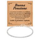 Bracciale Tennis in Argento Sterling 925 - Buona Pensione 1