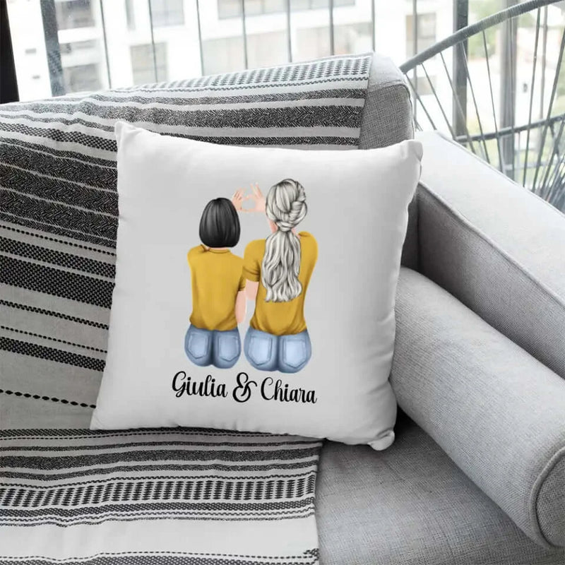 Cuscino Personalizzabile - Nonna e Nipote