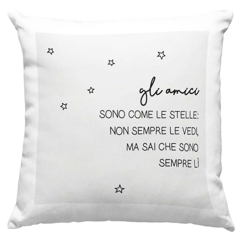 Cuscino 38x38 Cuscino 38x38 Gli amici sono come le stelle Hoplix