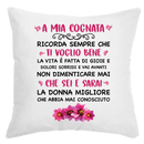 Cuscino A Mia Cognata Ti Voglio Bene Bramart