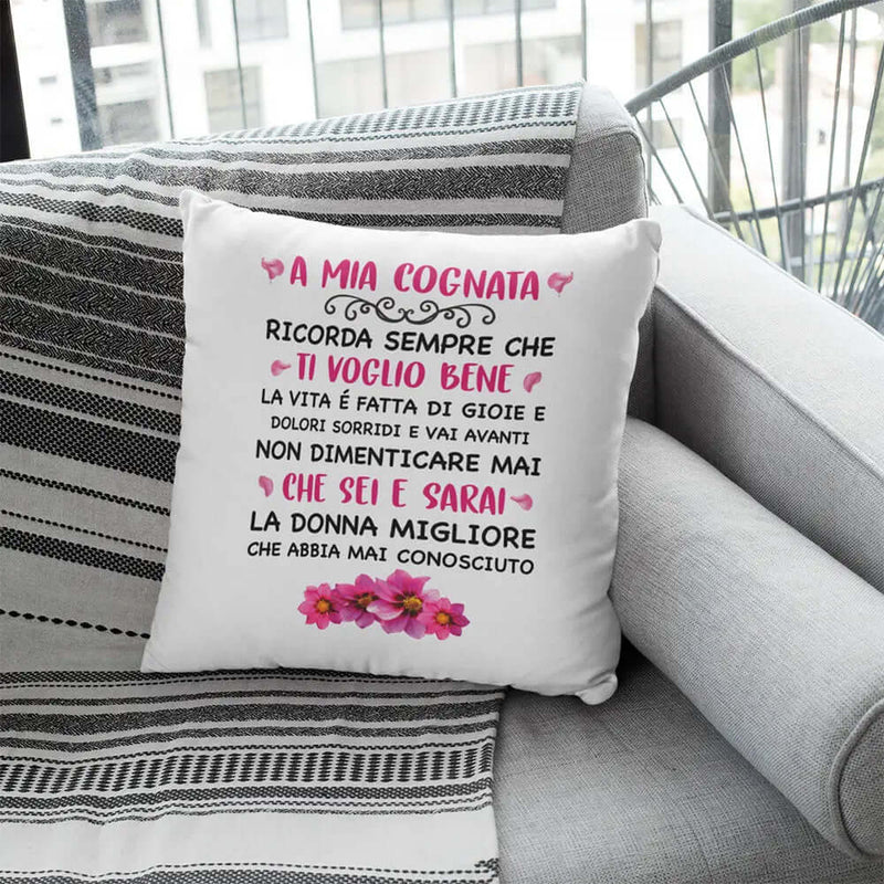Cuscino A Mia Cognata Ti Voglio Bene Bramart