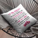 Cuscino A Mia Sorella Ti Voglio Bene Bramart