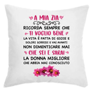 Cuscino A Mia Zia Ti Voglio Bene Bramart