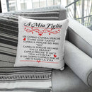 Cuscino A mia Figlia Bramart