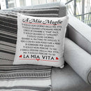 Cuscino A mia moglie Ti scelgo ogni giorno della mia Vita Bramart