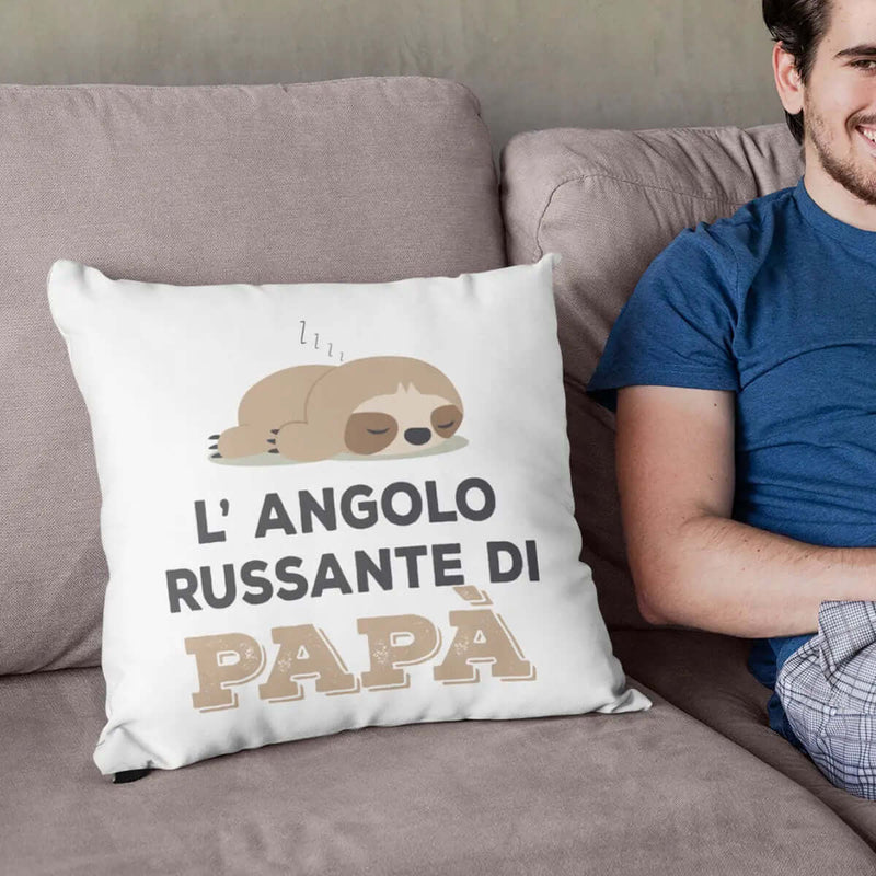 Cuscino L'angolo russante di Papà Bramart