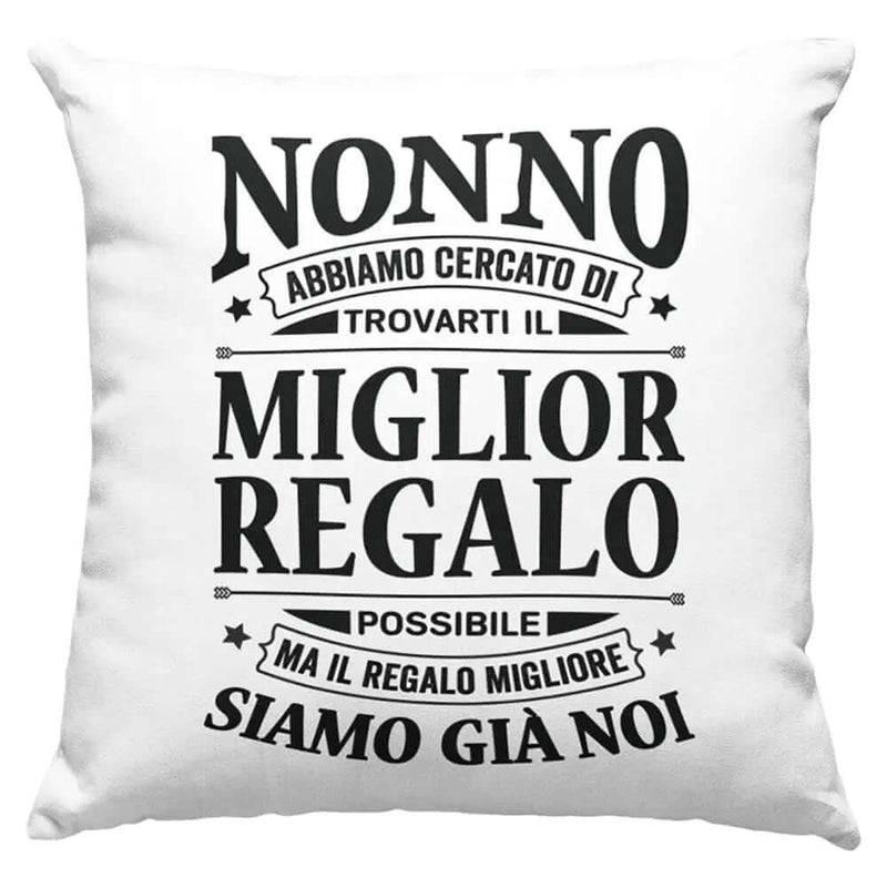 Cuscino Nonno il miglior regalo per te Bramart