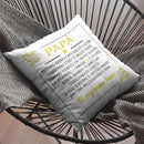 Cuscino Papà ti vogliamo bene Bramart