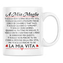 Tazza A Mia Moglie Ti Scelgo ogni giorno della mia Vita Bramart