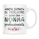 Tazza Non Sono In Pensione Sono Una Nonna Professionista Bramart