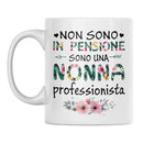 Tazza Non Sono In Pensione Sono Una Nonna Professionista Bramart