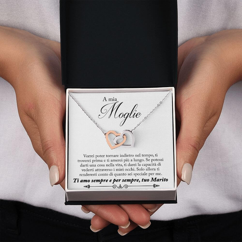 A Mia Moglie – Collana Con Cuori Intrecciati STELLA_HEARTS - Foto 8