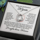 Collana Alla mia Bellissima Nipote - Ti voglio bene-
